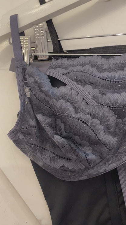 Conjunto CANCUN gris topo